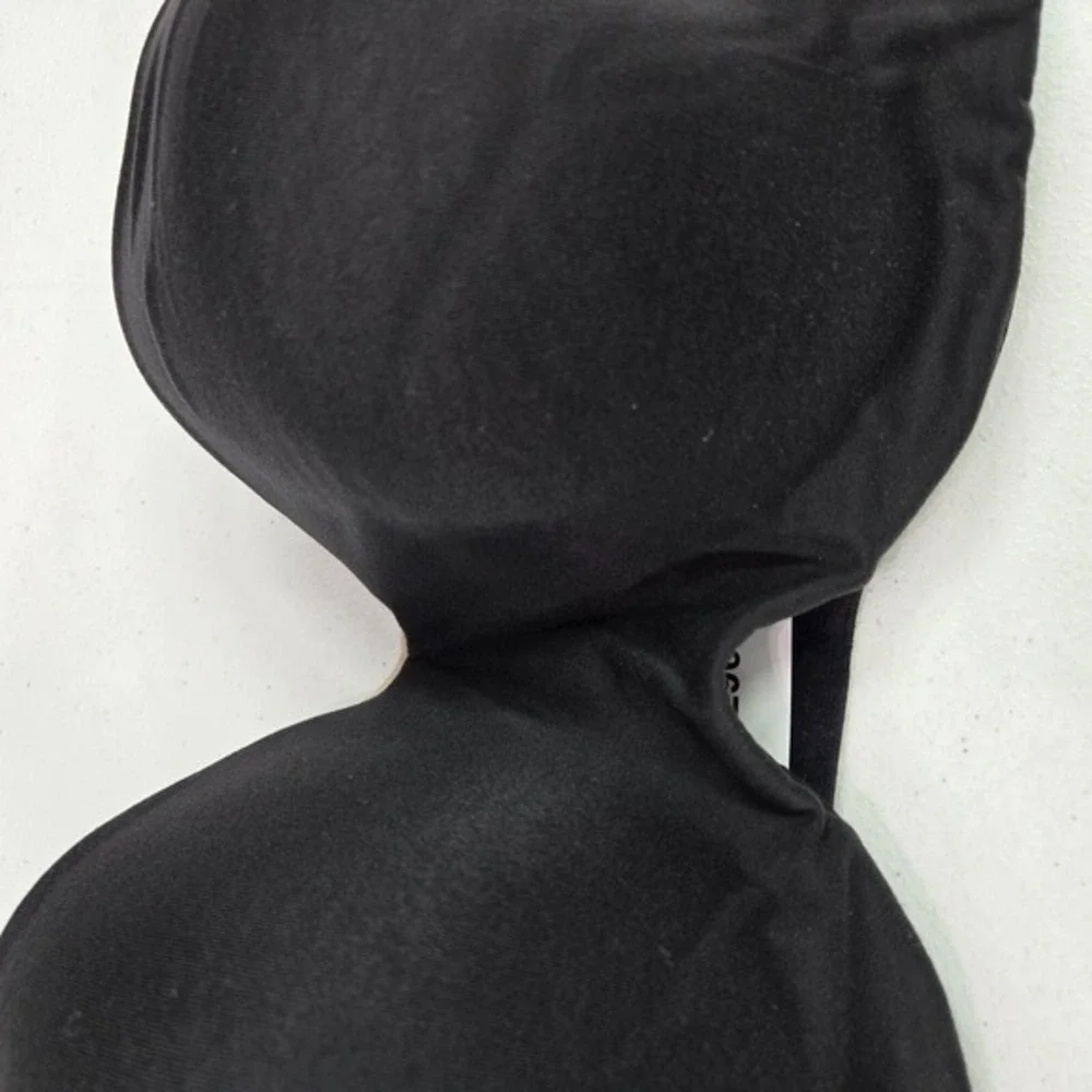 Lilyette Women Bra 38D‎ Black Multiway Lightly Lined Underwire NO STRAPS